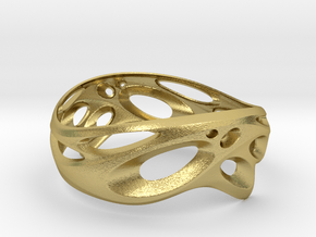 Bangle-03 in Natural Brass