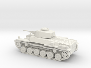 1/87 IJA Type 1 Chi-He Medium Tank in White Natural Versatile Plastic