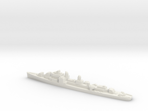 USS Henley destroyer 1:2400 post WW2 in White Natural Versatile Plastic