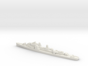 USS Henley destroyer 1:3000 post WW2 in White Natural Versatile Plastic