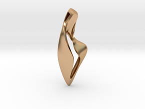 Pendant-03 in Polished Bronze
