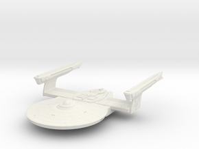 Federation Banks Class Frigate TMP in White Natural Versatile Plastic