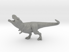 Jurassic Park T-Rex roaring Tyrannosaurus miniatur in Gray PA12