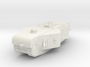 K-Wagen Tank 1/76 in White Natural Versatile Plastic