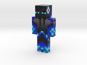 Enderman_Blue_Skin | Minecraft toy in Natural Full Color Sandstone