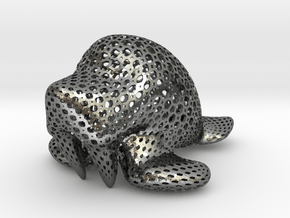 Walrus - mixed mesh in Polished Silver