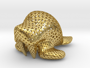 Walrus - mixed mesh in Polished Brass