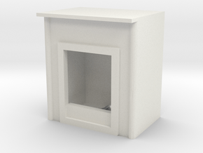 Fireplace 1/43 in White Natural Versatile Plastic
