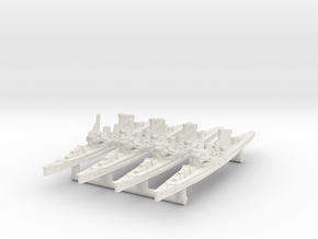 Myoko Heavy Cruiser (1929) [x4] in White Premium Versatile Plastic