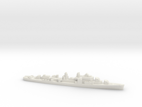 USS Purdy destroyer 1:1800 WW2 in White Natural Versatile Plastic