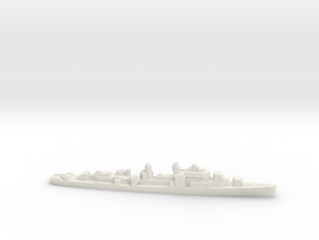 USS Purdy destroyer 1:3000 WW2 in White Natural Versatile Plastic