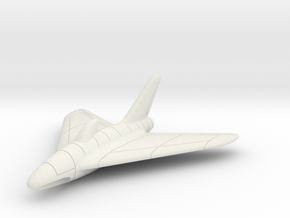 (1:72) Lippisch P.15 'Shark Fin Canopy'  in White Natural Versatile Plastic