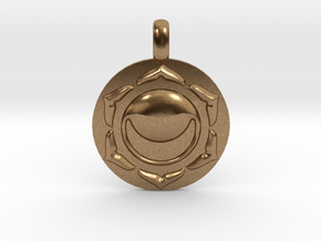 SACRAL SWADHISTANA Chakra Symbol Pendant in Natural Brass