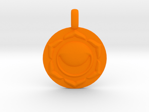 SACRAL SWADHISTANA Chakra Symbol Pendant in Orange Processed Versatile Plastic