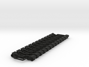 OO NEM Dummy Knuckle Coupling 10mm (Large) x26 in Black Natural Versatile Plastic