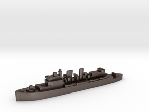 HMCS Prince Henry LSI M 1:3000 WW2 in Polished Bronzed-Silver Steel