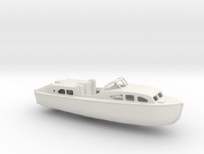 1/96 Scale 40 ft Rescue Boat Mk 1 USN in White Natural Versatile Plastic