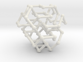 FCC knot no. 2 in White Natural Versatile Plastic