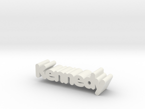 Kennedy in White Natural Versatile Plastic