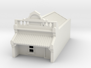 N Scale Terrace House 1 Storey (Single) 1:160 in White Natural Versatile Plastic