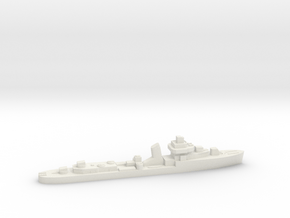 Brazilian Araguari destroyer 1:2400 post WW2 in White Natural Versatile Plastic