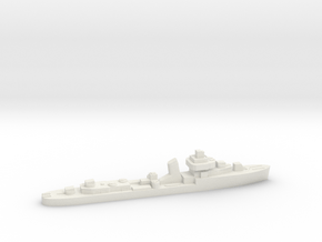 Brazilian Araguari destroyer 1:3000 post WW2 in White Natural Versatile Plastic