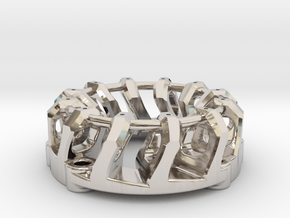 NWL Ahsoka - Shien Chassis Part4 in Rhodium Plated Brass
