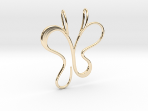 butterfly_V2.1.2 in 14K Yellow Gold