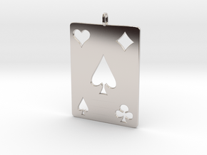 Ace of Spades in Platinum