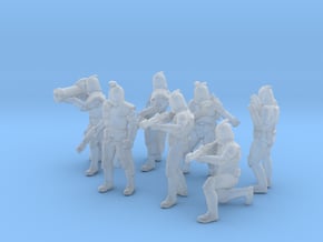 7x 28mm Clone Troopers in Tan Fine Detail Plastic