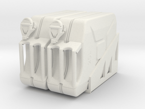 Unimog U404 Jarican 1:10 in White Natural Versatile Plastic: 1:10