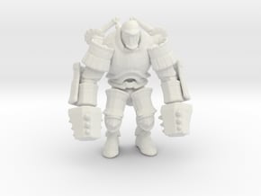Iron Giant jaeger mech Pacific Rim miniature games in White Natural Versatile Plastic