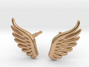 wings_stud_V2.1.1 in Polished Bronze