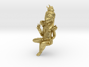 ShivaShakti in Natural Brass: Small