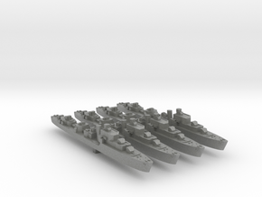 4pk S class British Destroyers 1:3000 WW2 in Gray PA12