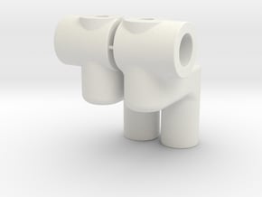 Tamiya Blackfoot Replacement Knuckle in White Natural Versatile Plastic