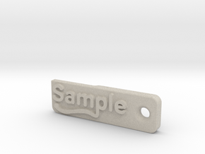 Material Sample - Sample Stand (ALL MATERIALS) in Natural Sandstone