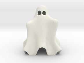 Sheet Ghost in White Natural Versatile Plastic