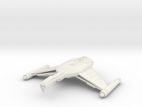 Romulan V28  Hunter Class   WarCruiser in White Natural Versatile Plastic