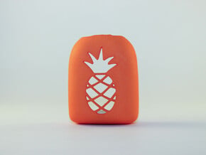 Pineapple - Omnipod Pod Cover in Orange Processed Versatile Plastic