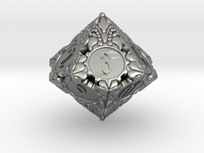 D10 Balanced - Gothic in Natural Silver