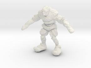 Mountain Troll in White Natural Versatile Plastic