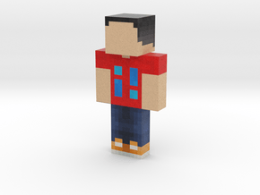 caleb_max_redreal_v6_jeans_glass | Minecraft toy in Natural Full Color Sandstone