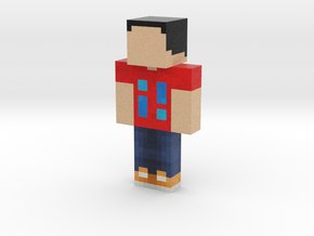 caleb_max_redreal_v6_jeans | Minecraft toy in Natural Full Color Sandstone