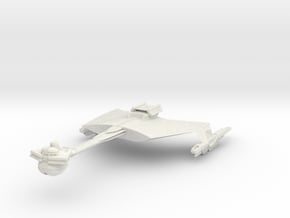 DSC Klingon D7 BattleCruiser V2 6.2" in White Natural Versatile Plastic