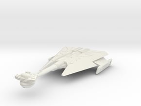 Ship Klingon D10 in White Natural Versatile Plastic