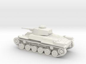 1/87 IJA Type 97 Shinhoto Chi-Ha Medium Tank in White Natural Versatile Plastic