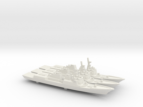 Sejong the Great-class destroyer x 3, 1/2400 in White Natural Versatile Plastic