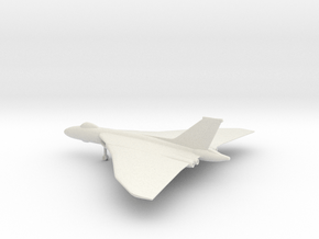 Avro Vulcan B2 in White Natural Versatile Plastic: 6mm