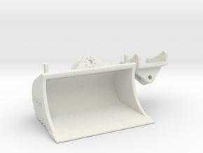 Schwenktieflöffel QC80 / tilt bucket QC80 in White Natural Versatile Plastic: 1:50